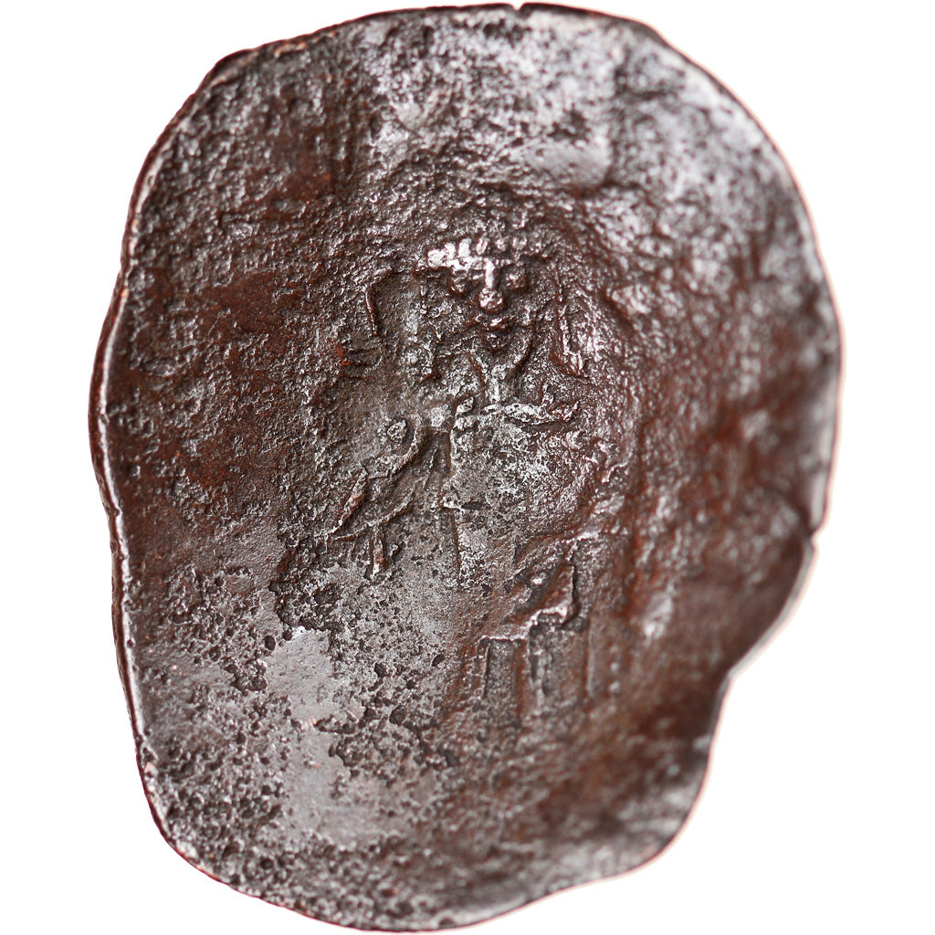 Moneda, Isaac II Angelos, Aspron trachy, 1185-1195, Constantinople, BC, Vellón