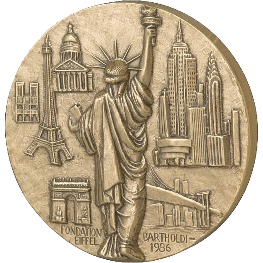 Médaille, Monnaie de Paris, Statue de la Liberté