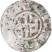 Monnaie, France, Anjou, Foulques IV, Denier, Angers, B+, Argent, Boudeau:152