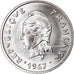 Monnaie, French Polynesia, 20 Francs, 1967, Paris, SPL, Nickel, KM:6