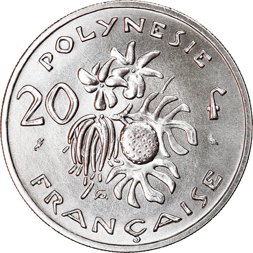 Monnaie, French Polynesia, 20 Francs, 1967, Paris, SPL, Nickel, KM:6