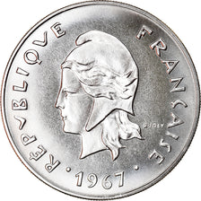 Coin, New Caledonia, 50 Francs, 1967, Paris, MS(63), Nickel, KM:7