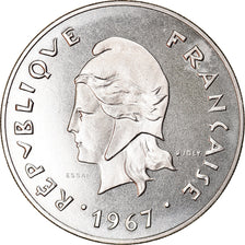 Coin, New Caledonia, 50 Francs, 1967, Paris, ESSAI, MS(65-70), Nickel, KM:E13