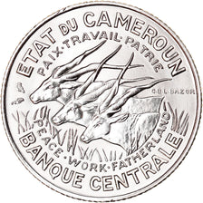 Coin, Cameroon, 100 Francs, 1966, Paris, ESSAI, MS(65-70), Nickel, KM:E11