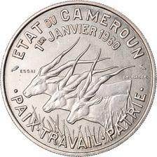 Coin, Cameroon, 50 Francs, 1960, Paris, MS(63), Copper-nickel, KM:E10