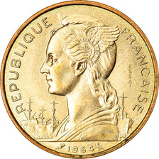 Coin, Comoros, 20 Francs, 1964, Paris, ESSAI, MS(63), Bronze-Aluminium-Nickel