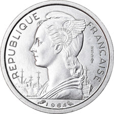 Coin, Comoros, Franc, 1964, Paris, ESSAI, MS(65-70), Aluminum, KM:E1