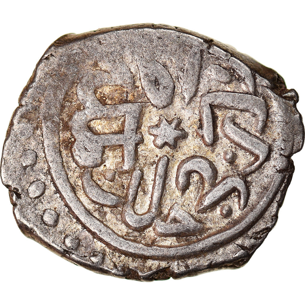 Moneta, Ottoman Empire, Mehmet II, Akçe, AH 865 (1460), Edirne, MB+, Argento