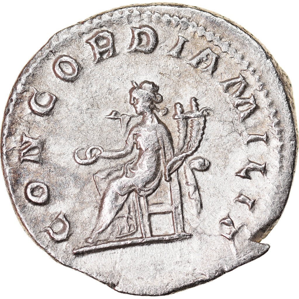 Coin, Gordian III, Antoninianus, 240, Rome, AU(50-53), Billon, RIC:65
