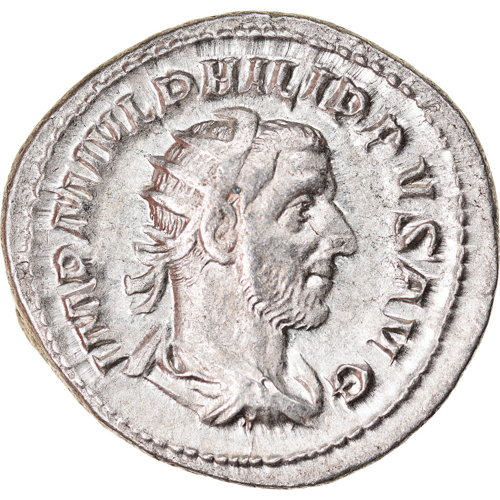 Coin, Philip I, Antoninianus, 244-247, Rome, AU(50-53), Billon, RIC:38b