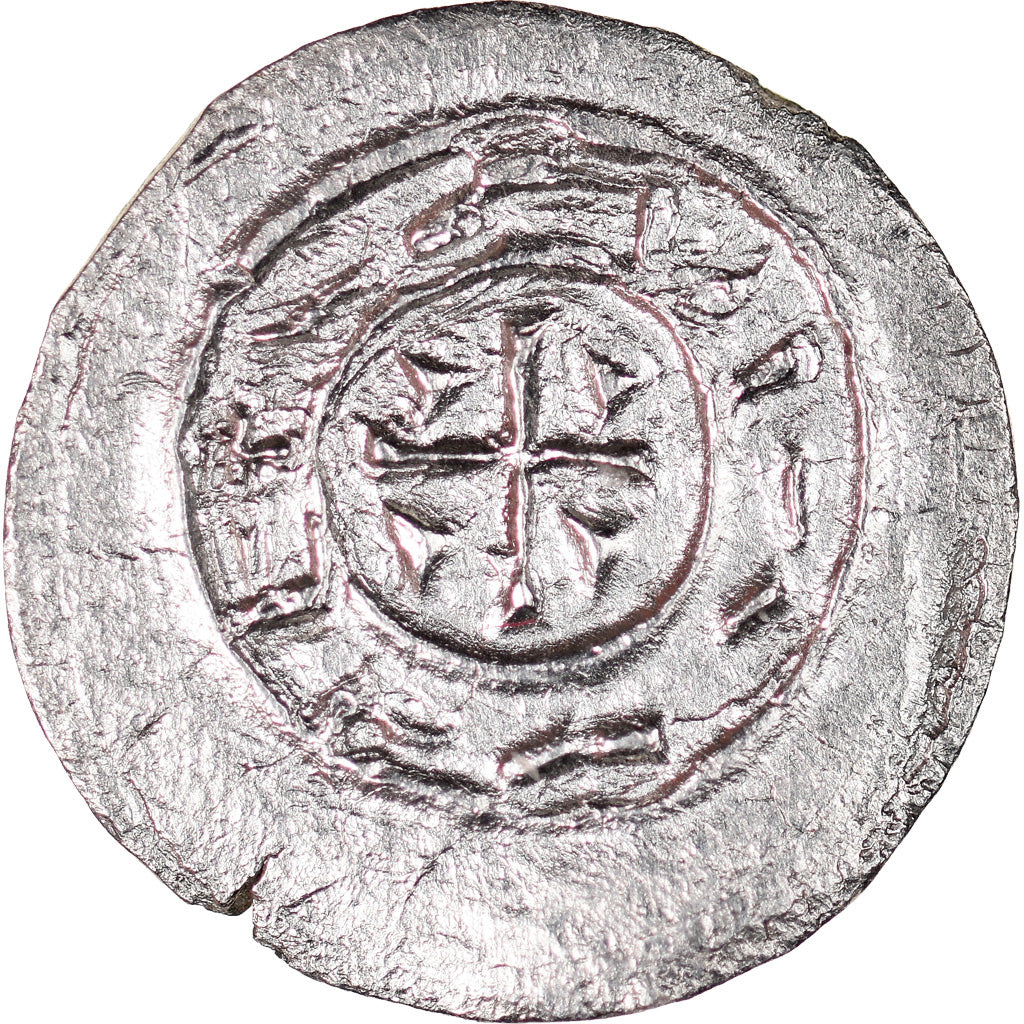 Coin, Hungary, Kalman, Denar, 1095-1116, AU(55-58), Silver