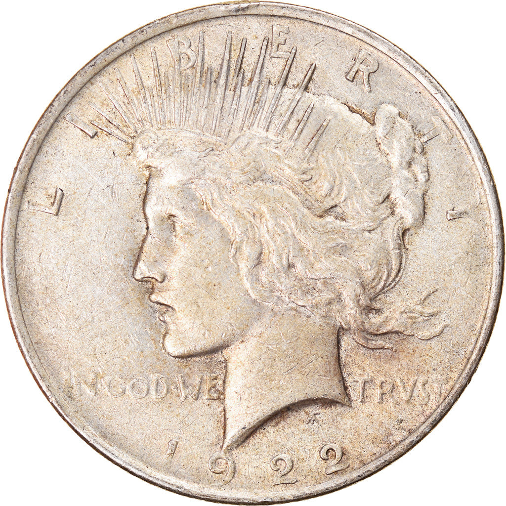 Coin, United States, Peace Dollar, Dollar, 1922, U.S. Mint, Philadelphia