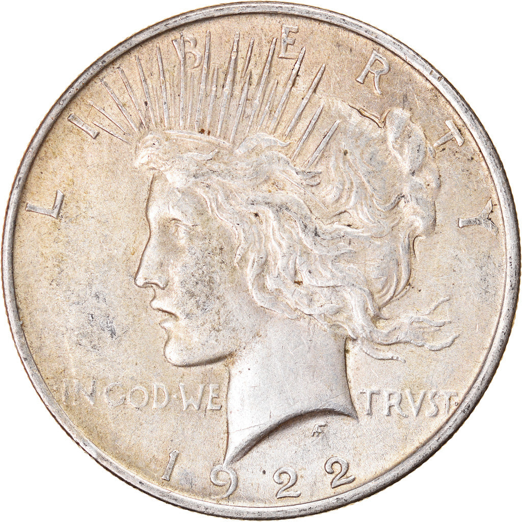 Coin, United States, Peace Dollar, Dollar, 1922, U.S. Mint, Philadelphia