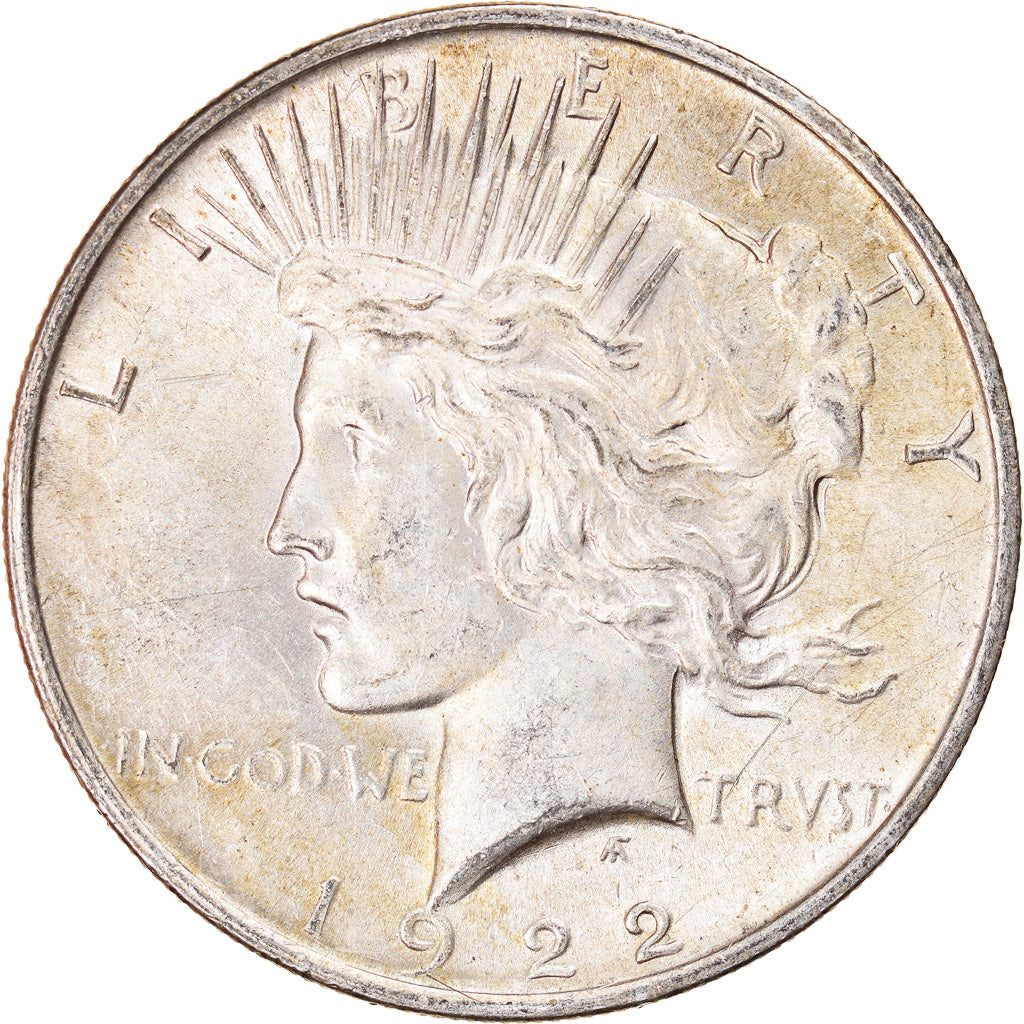 Coin, United States, Peace Dollar, Dollar, 1922, U.S. Mint, Philadelphia