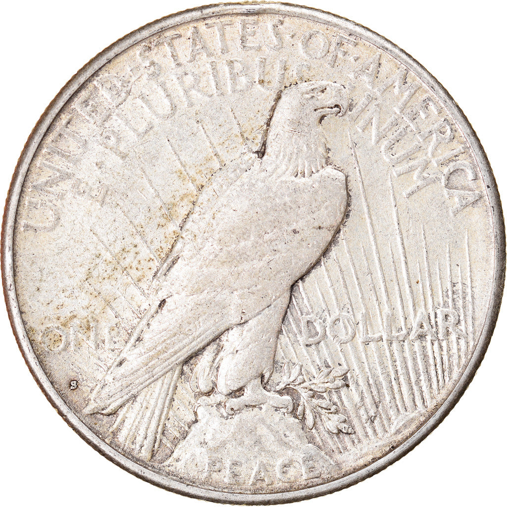 Coin, United States, Peace Dollar, Dollar, 1922, U.S. Mint, San Francisco