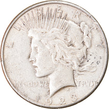 Coin, United States, Peace Dollar, Dollar, 1923, U.S. Mint, San Francisco