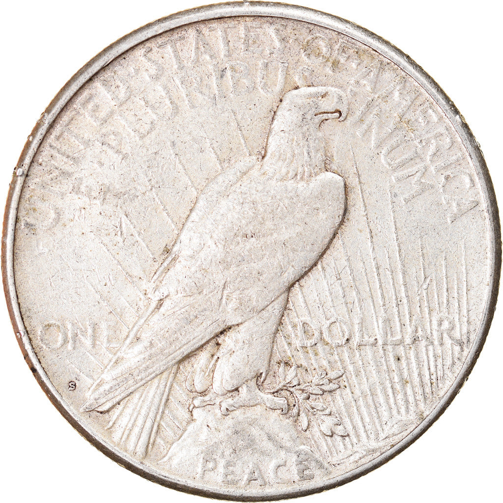 Coin, United States, Peace Dollar, Dollar, 1923, U.S. Mint, San Francisco