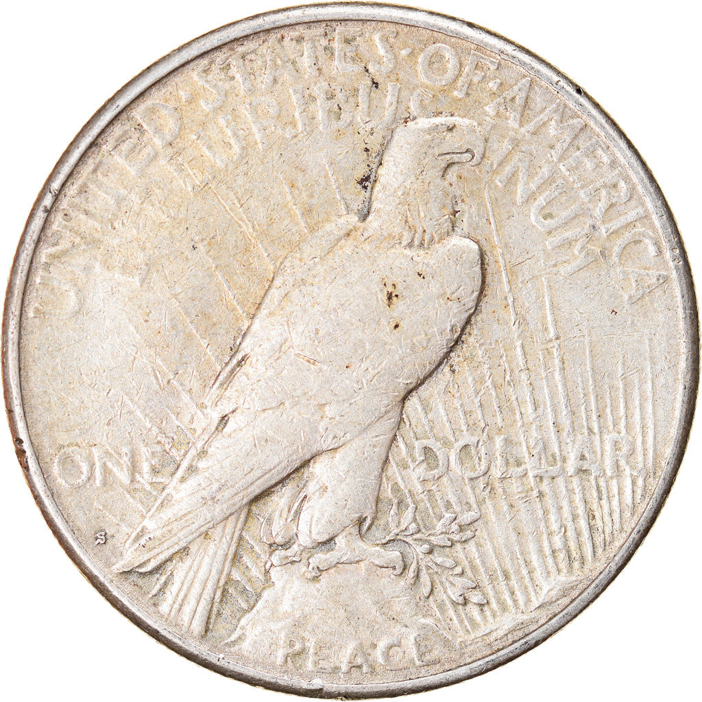 Coin, United States, Peace Dollar, Dollar, 1923, U.S. Mint, San Francisco