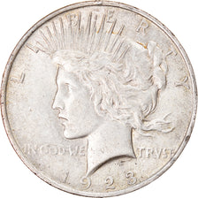 Coin, United States, Peace Dollar, Dollar, 1923, U.S. Mint, Philadelphia