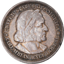 Monnaie, États-Unis, Columbus, Half Dollar, 1893, U.S. Mint, Philadelphie
