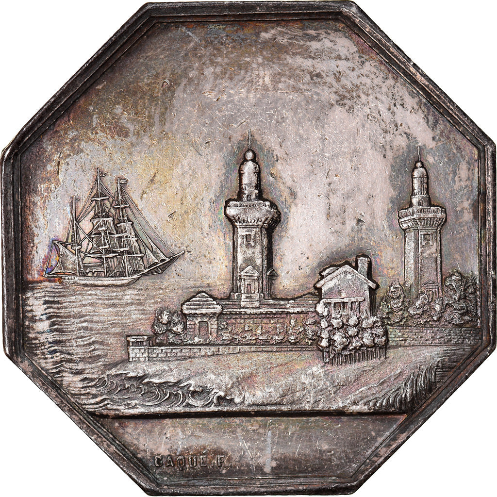 França, Token, Cercle des Assureurs Particuliers du Havre, Caqué, AU(55-58)