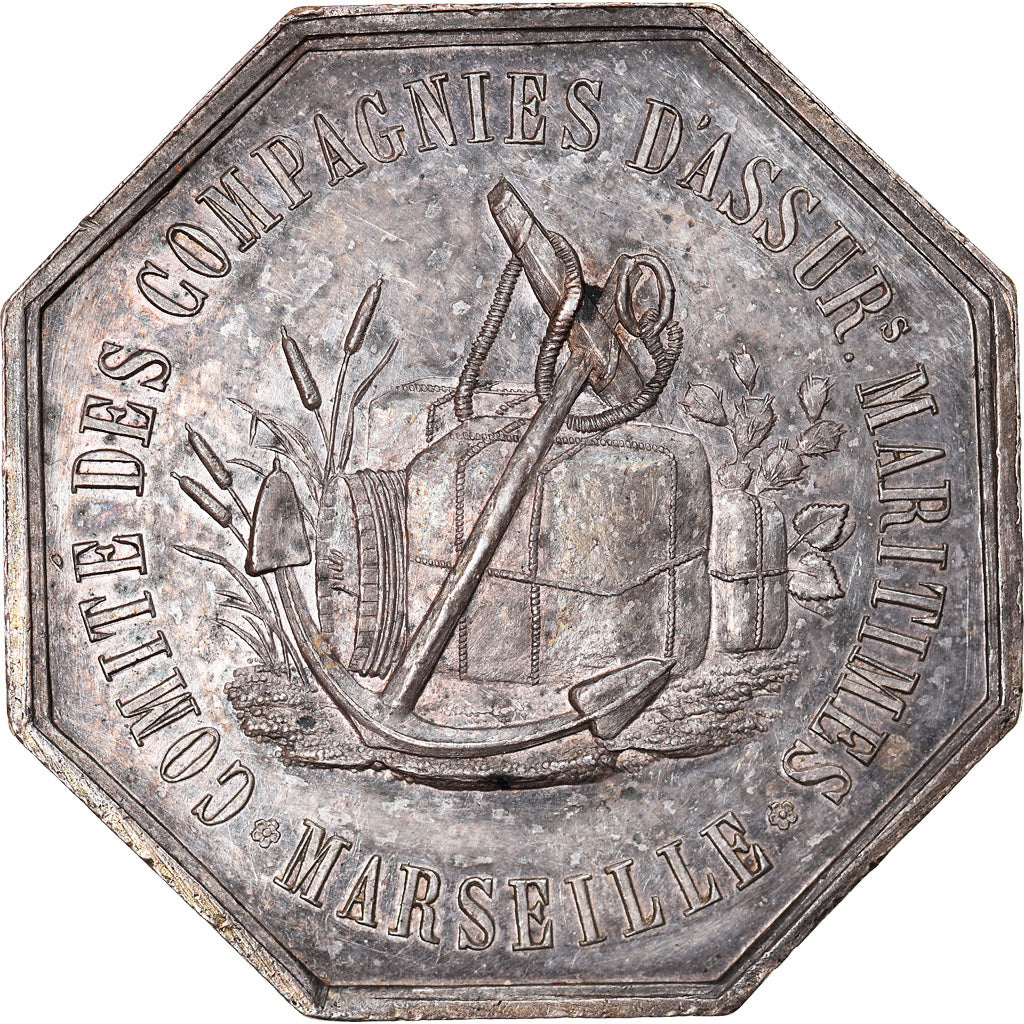 France, Token, Marseille, Comité des Compagnies d'Assurances maritimes, Ricoux