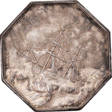 France, Token, Cercle Commercial d'Assurances, Paris, 1829, Caqué, AU(50-53)