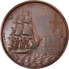 France, Token, Le Havre, Assurances maritimes la Sphère, 1858, Caqué