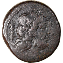 Moneda, Bruttium, The Brettii, Bronze Unit, 211-208 BC, MBC, Bronce, HN