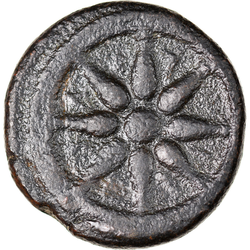 Munten, Apulië, Luceria, Quincunx, 211-200 BC, FR+, Bronze, HN Italy:678