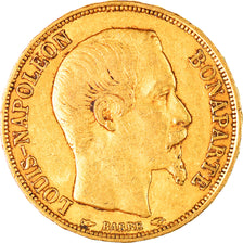 Moneta, Francia, Napoleon III, Napoléon III, 20 Francs, 1852, Paris, BB, Oro