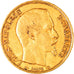 Moneta, Francia, Napoleon III, Napoléon III, 20 Francs, 1852, Paris, BB, Oro