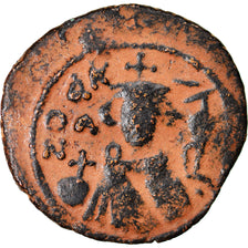 Monnaie, Arabo-Byzantines, Fals, 685-692, Hims (Emesa), TTB, Bronze