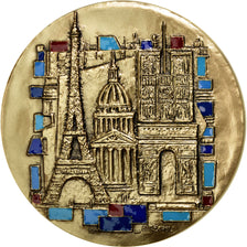 Médaille, Monnaie de Paris, Paris en couleur
