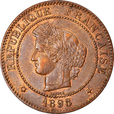 Moneta, Francia, Cérès, 5 Centimes, 1898, Paris, SPL, Bronzo, KM:821.1