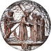 Alemania, medalla, Via Crucis, Oberammergau, IV, Religions & beliefs, SC, Plata
