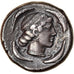 Moeda, SICÍLIA, Syracuse, Tetradrachm, 466-405 BC, Syracuse, AU(50-53), Prata
