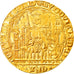 Coin, France, Flanders, Louis II de Mâle, Chaise d'or, AU(55-58), Gold