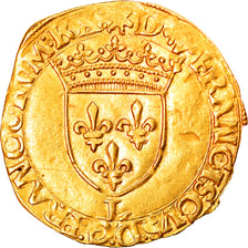Coin, France, François Ier, Ecu d'or, Bayonne, AU(50-53), Gold, Duplessy:882