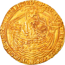 Moneta, Belgia, Flanders, Philippe le Hardi, Noble d'or, 1388, Gand, AU(55-58)