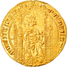 Coin, France, Philippe VI, Lion d'or, Undated (1338), AU(55-58), Gold