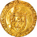 Moneda, Francia, Charles VIII, Ecu d'or, Angers, MBC+, Oro, Duplessy:575A