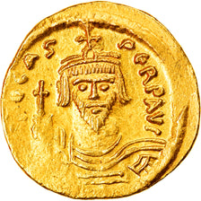 Coin, Phocas, Solidus, 603-607, Constantinople, AU(50-53), Gold, Sear:618