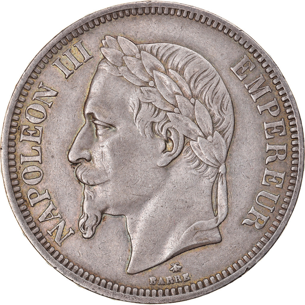 Coin, France, Napoleon III, 5 Francs, 1862, Sans lettre, EF(40-45), Silver