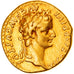 Moeda, Tiberius, Aureus, AD 15-18, Lyon - Lugdunum, AU(50-53), Dourado, RIC:29