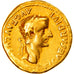 Moeda, Tiberius, Aureus, AD 15-18, Lyon - Lugdunum, AU(50-53), Dourado, RIC:29