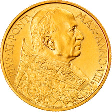 Coin, VATICAN CITY, Pius XI, 100 Lire, 1929, Rome, MS(63), Gold, KM:9