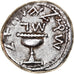 Munten, Judaea, First Jewish War, Shekel, Year 3 (68/69 AD), Jerusalem, ZF