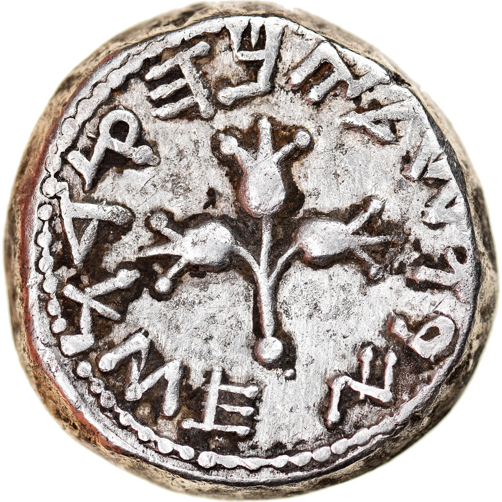 Monnaie, Judée, First Jewish War, Shekel, Year 3 (68/69 AD), Jerusalem, TTB