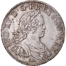 Monnaie, France, Louis XV, 1/2 Écu aux 8 L, 1/2 ECU, 44 Sols, 1725, Paris, SUP